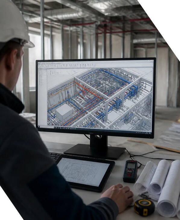Создание BIM модели инженерных сетей для объектов в Ярославле